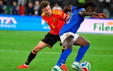 Ascolti tv Italia Belgio su Rai1 domina la prima serata 364x230