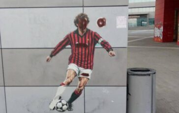 Baresi a Milano vandalizzato il murales per il capitano del Milan 364x230