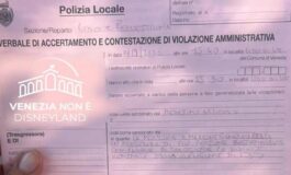 Bestemmia in strada i vigili lo sentono multa di 102 euro a Venezia 265x160