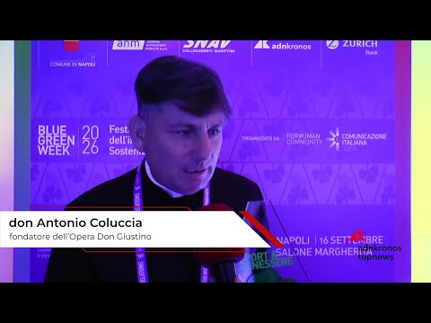 Blue Green Economy Award 2026: Don Coluccia (Opera Don Giustino Roma), “Dedico il premio alle mamme