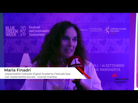 Blue Green Economy Award 2026: Finadri (Fastweb S.p.A.), ‘investire nella formazione serve per