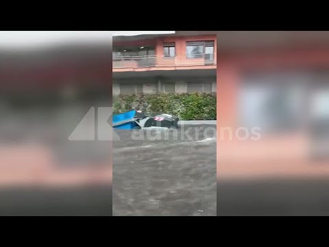 Bomba d'acqua su Roma, Corso Francia allagato
