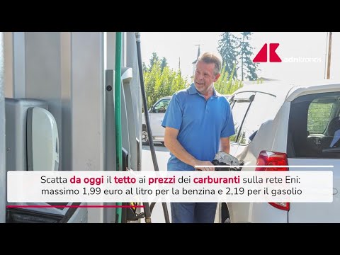 Carburanti, da oggi in vigore il tetto Eni - Video