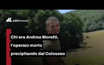 Chi era Andrea Moretti loperaio morto precipitando dal Colosseo 364x230