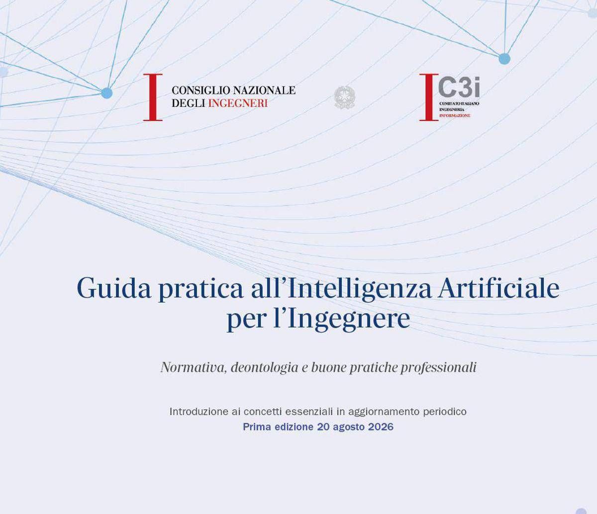 Cni, ecco la Guida pratica all'Ai per gli ingegneri
