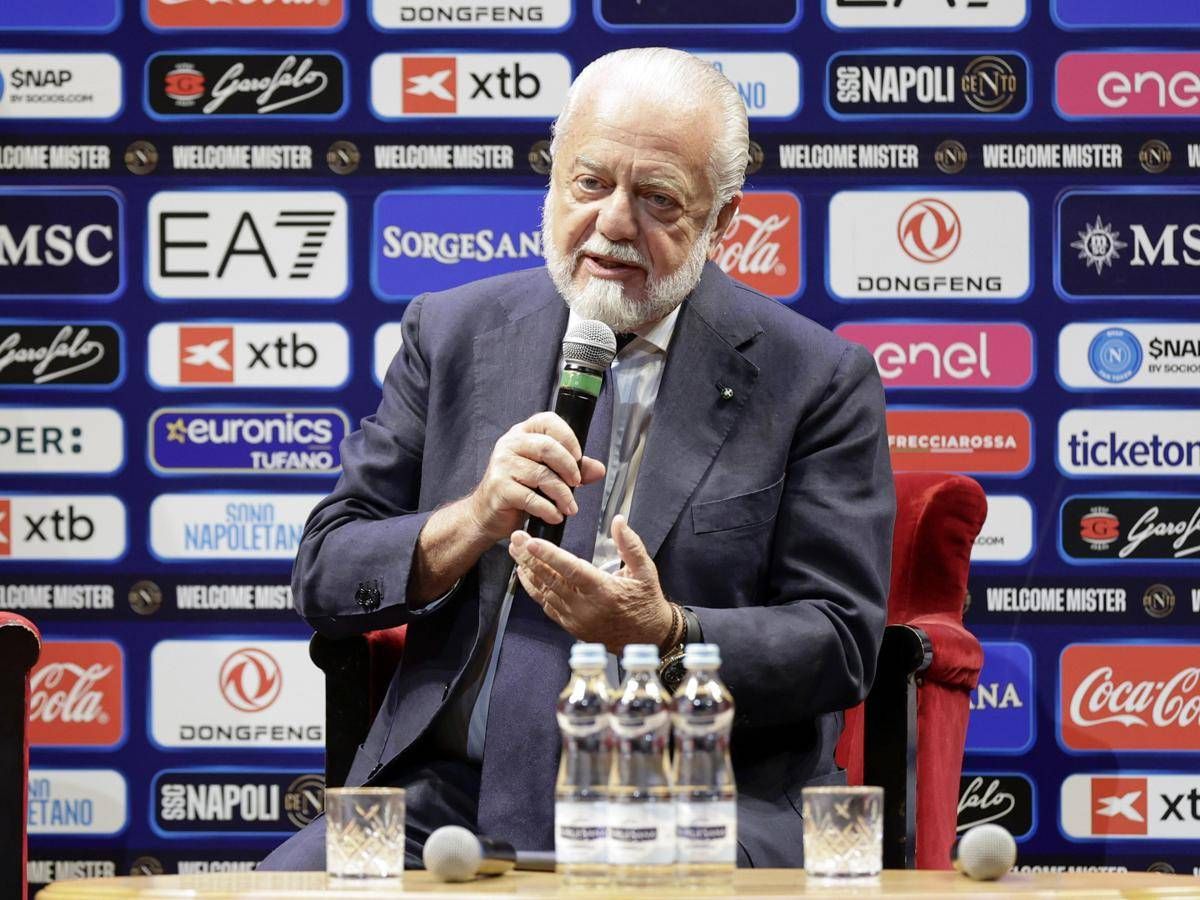 De Laurentiis: "Nuovo stadio? Sarà da 70.000 posti e sorgerà a Napoli Est, il Maradona va abbattuto"