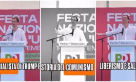 Distruggiamo il capitalismo siamo i nipoti del comunismo giovani Dem allattacco 265x160