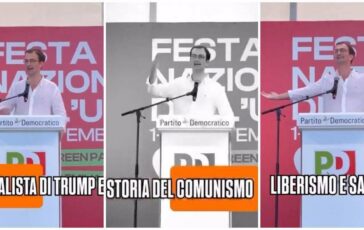 Distruggiamo il capitalismo siamo i nipoti del comunismo giovani Dem allattacco 364x230