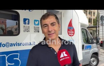Emergenza sangue Marco Liorni alla raccolta organizzata da Adnkronos e Avis Atto di altruismo 364x230