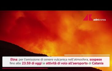 Etna ancora emissione di cenere vulcanica sospesi voli allaeroporto di Catania 364x230