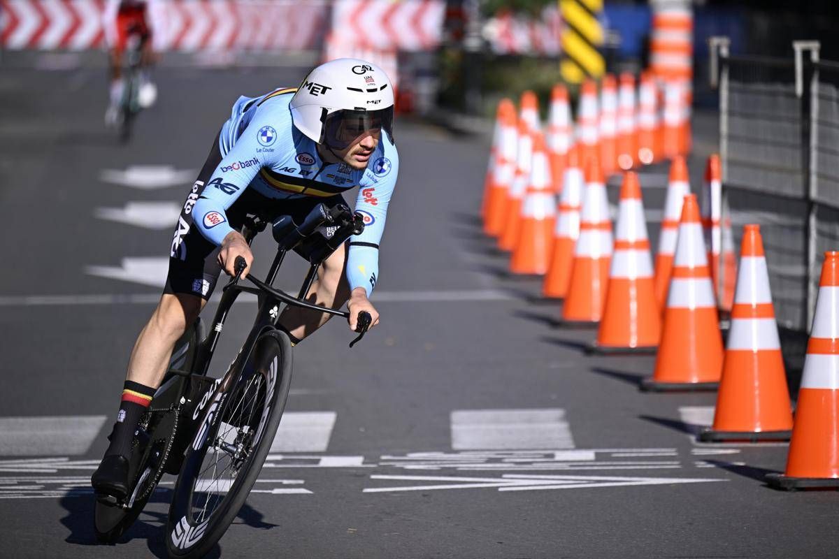 Evenepoel campione del mondo a cronometro, 2° posto per Ganna