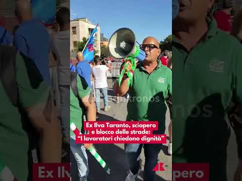Ex Ilva Taranto, sciopero e blocco delle strade: “I lavoratori chiedono dignità”