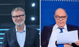 Fazio a Tale e Quale Show Conti gli chiede di imitare Vespa e lui Vuoi che cada dalle scale 265x160