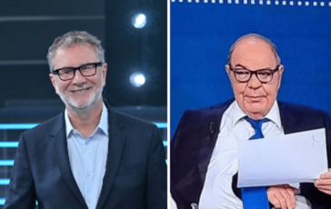 Fazio a Tale e Quale Show Conti gli chiede di imitare Vespa e lui Vuoi che cada dalle scale 364x230