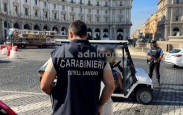 golf car ancora nel mirino dei carabinieri di roma oggi blitz del nucleo ispettorato del lavoro 2