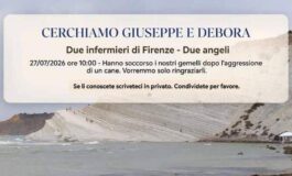Hanno soccorso i nostri figli in Sicilia lappello per rintracciare due infermieri fiorentini fa il giro del web 265x160