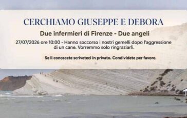 Hanno soccorso i nostri figli in Sicilia lappello per rintracciare due infermieri fiorentini fa il giro del web 364x230