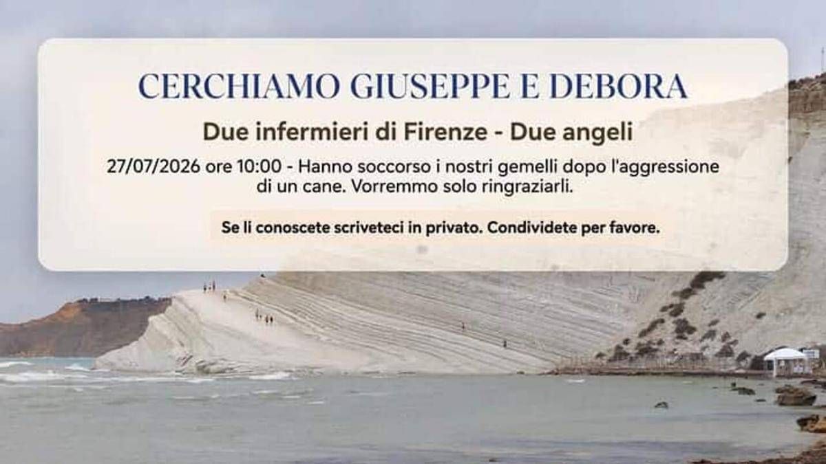 "Hanno soccorso i nostri figli in Sicilia", l'appello per rintracciare due infermieri fiorentini fa il giro del web