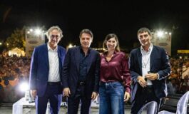 Il dibattito con Schlein Conte Bonelli e Fratoianni parte con una foto e la promessa Con noi al governo riconoscimento Palestina 265x160