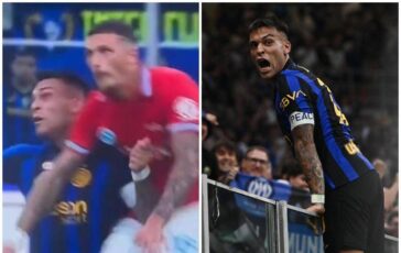 Inter Napoli veleni su Lautaro Martinez andava espulso due volte 364x230