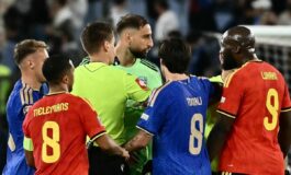 Italia Belgio 0 2 rissa tra Donnarumma e Lukaku al fischio finale cose successo 265x160