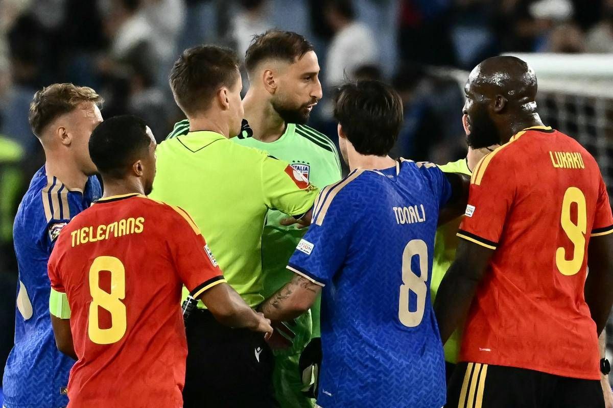 Italia-Belgio 0-2, rissa tra Donnarumma e Lukaku al fischio finale: cos'è successo