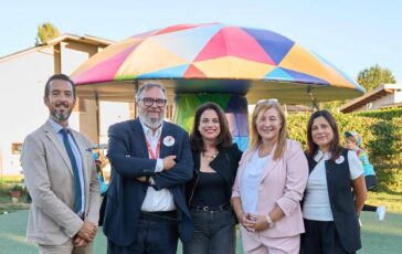 LAquila Ferrero e Save the Children inaugurano Fungus nuovo gioco motorio per sviluppare abilita 364x230