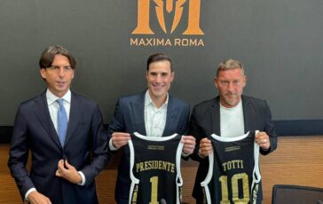 Maxima Roma presents itself with Totti to bring basketball back to the top of the capital 2