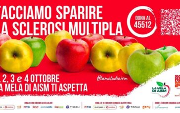 La mela Aism in 5mila piazze liniziativa per un futuro libero da sclerosi multipla 364x230