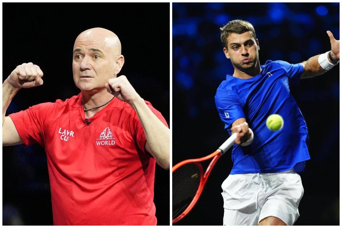 Laver Cup, Agassi 'imbarazza' Cobolli: "Quanto sei bello Flavio"
