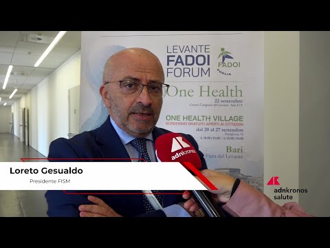 Levante Fadoi Forum, Gesualdo: "Abbattere i muri tra professionisti per realizzare la vera One