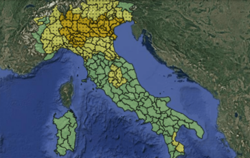 Maltempo allerta meteo arancione e gialla per temporali 9 settembre la mappa delle regioni a rischio 364x230