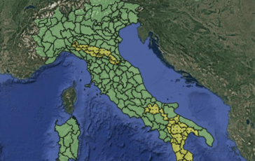 Maltempo allerta meteo gialla per temporali mercoledi 2 settembre le 5 regioni a rischio 364x230