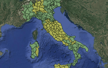 Maltempo allerta meteo gialla per temporali venerdi 18 settembre le 12 regioni a rischio 364x230