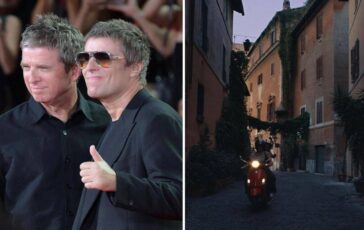 Oasis a Roma nel 2027 ecco lindizio spunta il video con Trastevere e la Vespa 364x230