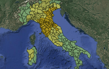 Ondata di maltempo sullItalia allerta meteo arancione e gialla per temporali giovedi 10 settembre 364x230