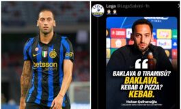 Preferisce il kebab. alla pizza la Lega punge Calhanoglu sui social 265x160