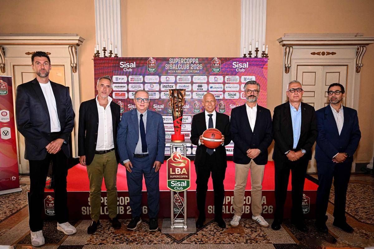 Presentata Supercoppa Lba Sisalclub 2026, Gherardini 'Tortona apripista nuovo corso impiantistica sportiva'
