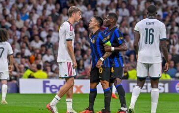 Real Madrid Inter Huijsen litiga con Lautaro Martinez e Barella 364x230
