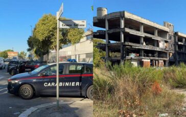 Roma cosa sta succedendo al palazzo della droga a Tor Sapienza in corso lo sgombero 364x230