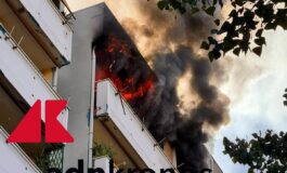 Roma violento incendio in un palazzo salvate tre persone non si trova inquilino 265x160