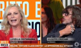 Scontro Costamagna Cruciani sul decreto Scuola Propaganda razzista Non dire minch 265x160