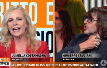 Scontro Costamagna Cruciani sul decreto Scuola Propaganda razzista Non dire minch 364x230