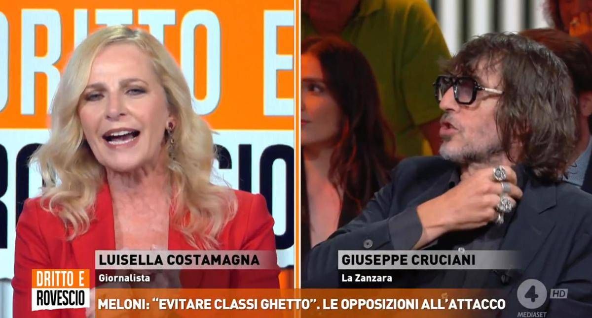 Scontro Costamagna-Cruciani sul decreto Scuola: "Propaganda razzista", "Non dire minch...."