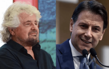 Scontro Grillo Conte sul simbolo M5S niente problemi con nuova legge elettorale per lex premier raccolta firme non impatta 364x230