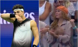 Shelton batte Alcaraz agli Us Open festeggia e poi. dimentica la fidanzata Trinity Rodman 265x160