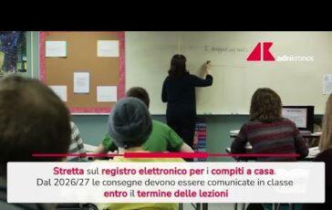 Stretta sul registro elettronico per i compiti a casa 364x230