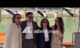 Susan Sarandon Luca Marinelli e Alicia Vikander a Venezia 83 larrivo al Lido per The Echo 265x160