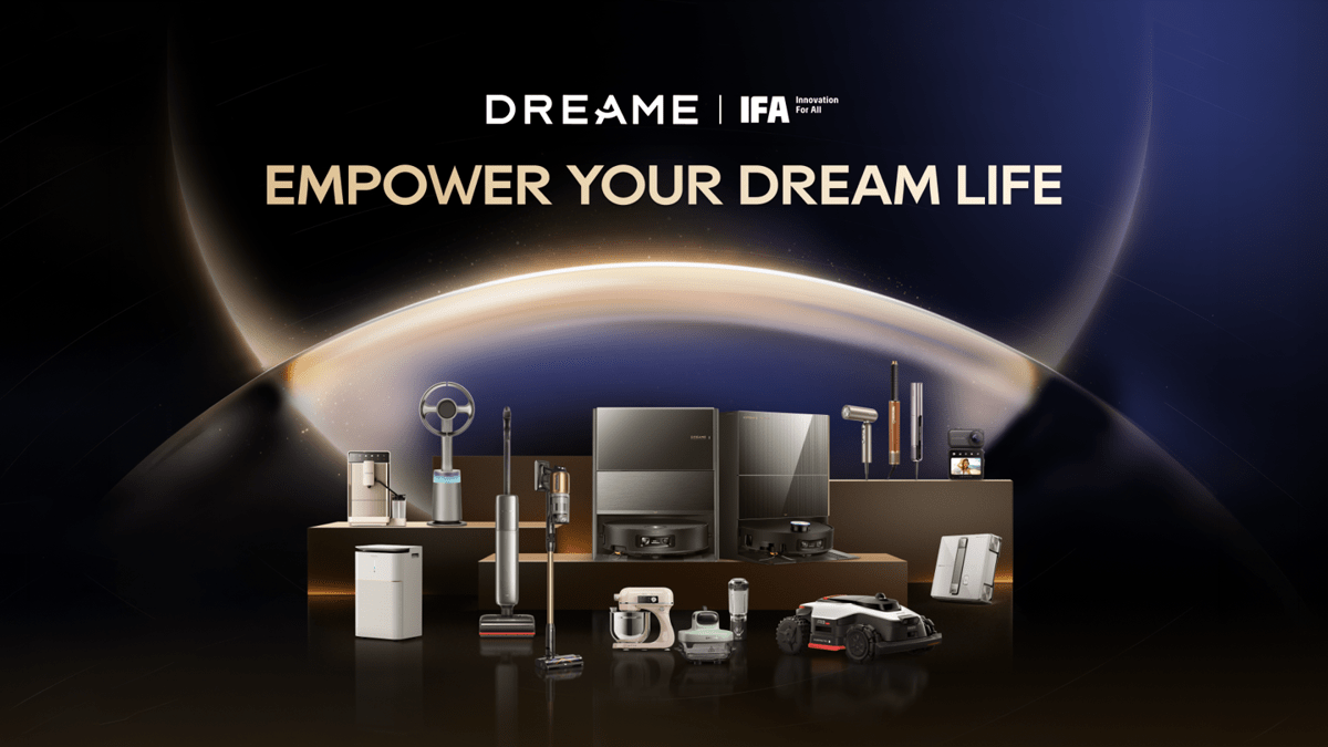Tecnologia, Dreame all'Ifa di Berlino rafforza leadership in Europa e presenta due nuove categorie di prodotti