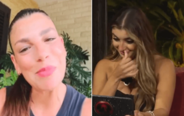 Temptation Island Sabrina receives a special surprise video message from Emma Marrone 2